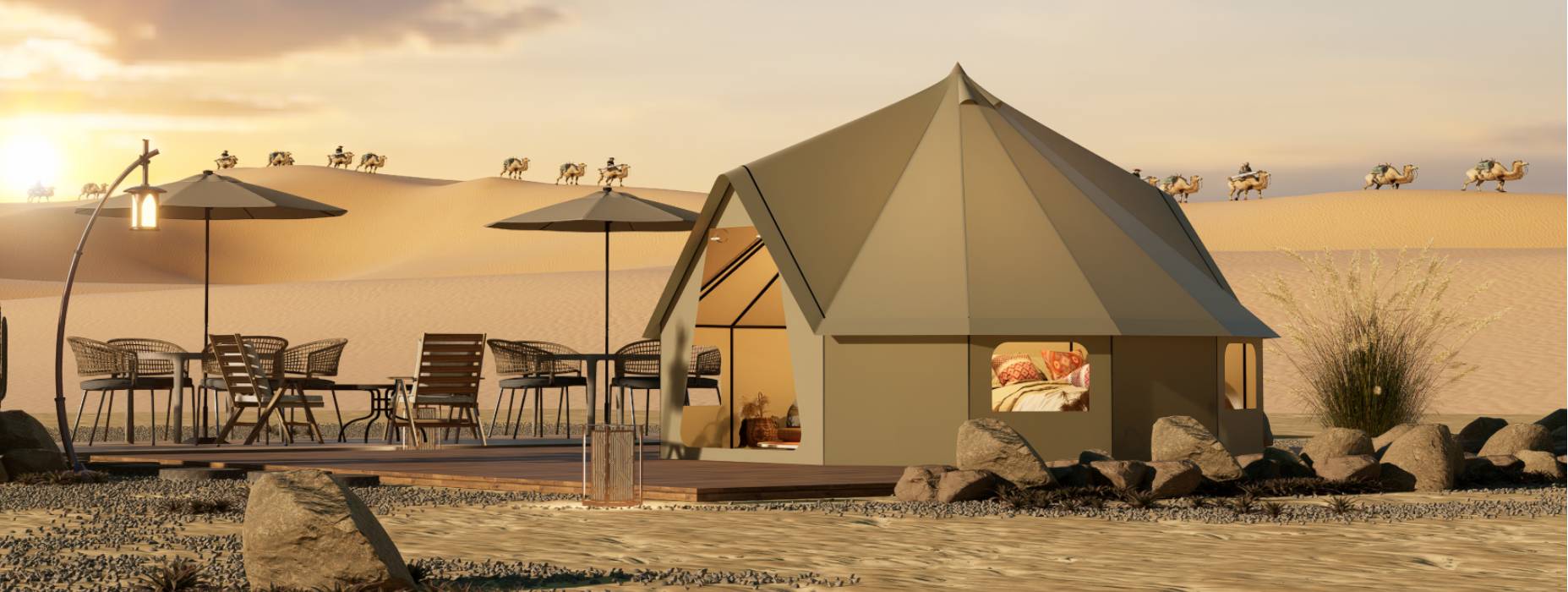 雅安露营酒店帐篷产品